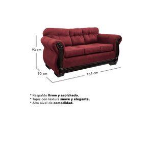 Living Con Respaldo Confortable 6 Personas Taurus 3+2+1 Chenille