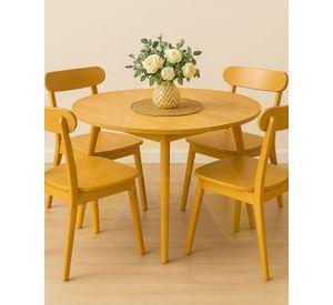 PACK 4 SILLAS FRESNO DE MADERA RESISTENTES PARA LIVING O EXTERIOR