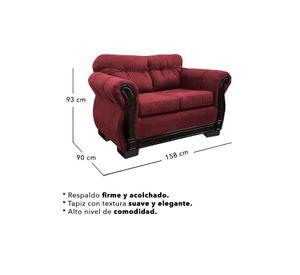 Living Con Respaldo Confortable 6 Personas Taurus 3+2+1 Chenille