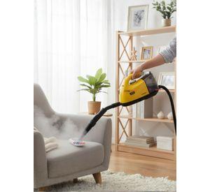 Limpiador A Vapor Sanitizador Multiuso de 1800w Amarillo 1000ml Multifunción 15 En 1