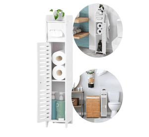Organizador Baño Esquinero Con Puerta