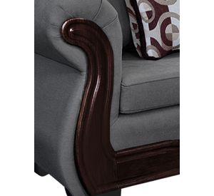Living Con Resorte Estructural 5 Cuerpos Búfalo 3+1+1 Chenille