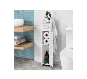 Organizador Baño Esquinero Con Puerta