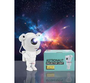 Lámpara Proyector Astronauta Galaxia Luz Led Con Bluetooth