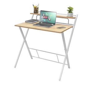 Escritorio Plegable Relan Tripoli Blanco Compacto