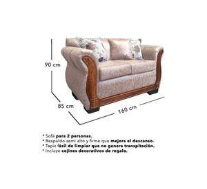 Living Con Resorte Estructural 7 Cuerpos 3+2+1+1 Lisbon Envejecido X