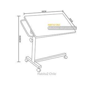 Mesa De Trabajo Bicolor Altura Ajustable May