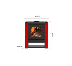 CALEFACTOR BOSCA A LEÑA GOLD 500 BURDEO BV
