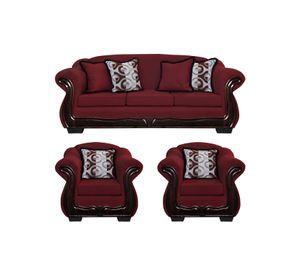 Living Con Resorte Estructural 6 Cuerpos Búfalo 4+1+1 Chenille