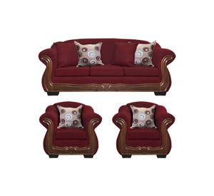 Living Con Resorte Estructural 6 Cuerpos Búfalo 4+1+1 Chenille X