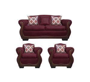 Living Con Resorte Estructural 5 Cuerpos 3+1+1 Grand Santi Envejecido X