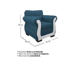 Living Con Resorte Estructural 4 Cuerpos 2+1+1 Taurus Chenille Premium Edición Limitada