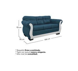 Living Con Resorte Estructural 5 Cuerpos 3+1+1 Taurus Chenille Premium Edición Limitada