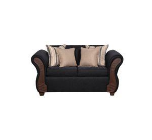 Juego de Living 2-1-1 Marsella Negro