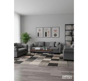 Living 8 Cuerpos 4+3+1 XL Con Resorte Estructural Grandón Chenille