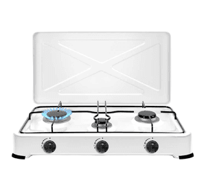 Cocinilla Encimera a Gas 3 Platos Portatil Cusimax Regular