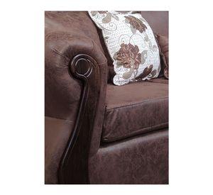 Living Con Resorte Estructural 5 Cuerpos 3+1+1 Grand Santi Envejecido