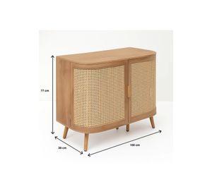 Cómoda Siena Rattan - Natural