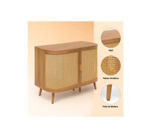 Cómoda Siena Rattan - Natural