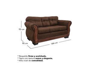 Living Con Respaldo Confortable 7 Personas Taurus 3+2+1+1 Chenille X
