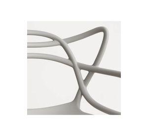 Pack de 4 sillas de terraza o comedor Master - Gris