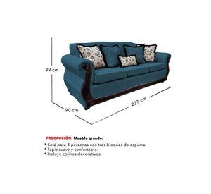 Living Con Resorte Estructural 7 Cuerpos 4+3 Gran Santi Chenille