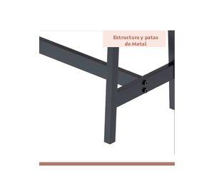 Comedor industrial con repisas y banquetas