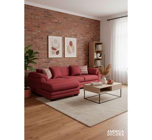 Sofá Seccional Izquierdo 5 Cuerpos XL Con Resorte Estructural Grandón Chenille