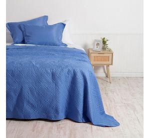 Quilt Cordoba lisa 2 P Azul