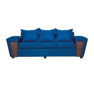 JUEGO DE LIVING 3-1-1 CRETA AZUL LINO