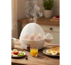 Máquina Hervidor Cocedor Huevos Vapor Eléctrico 350w Raf Color Blanco