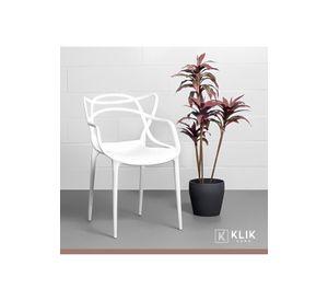 Pack de 4 sillas de terraza o comedor Master - Blancas