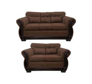 Living Con Respaldo Confortable 5 Personas Taurus 3+2 Chenille