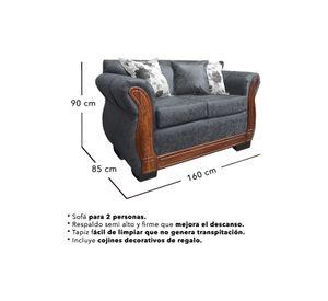 Living Con Resorte Estructural 6 Cuerpos 3+2+1 Lisbon Envejecido X