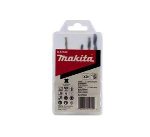 Set de Brocas Makita B-57532 Metal Madera 5 Piezas