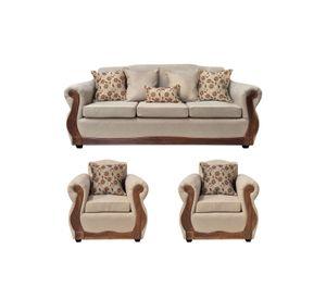 Living Con Resorte Estructural 6 Cuerpos 4+1+1 Gran Santi Chenille X