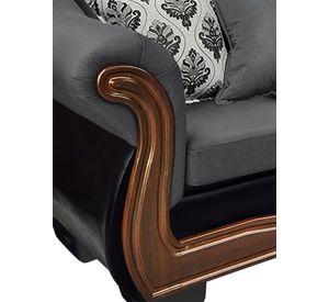 Living Con Resorte Estructural 7 Cuerpos Búfalo 4+3 Chenille+PU X