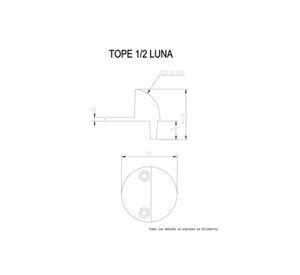 TOPE PUERTA POLI 1/2 LUNA NS (121012)