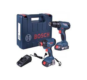 Kit Bosch Taladro Percutor GSB 18+ Llave de impacto GDX 180 +Maletín 06019G52E2