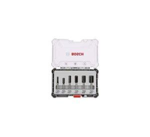 SET DE FRESAS RECTAS BOSCH 6 PCS 1/4"