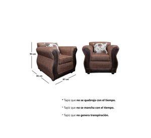 Living Con Resorte Estructural 5 Cuerpos 3+1+1 Eleonor Envejecido