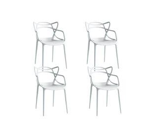 Pack 4 Sillas Master para interior o exterior