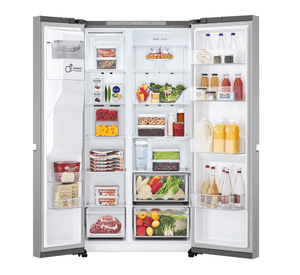 Refrigerador Side by Side LG 638 Litros con Motor Smart Inverter Compressor GS66SPY