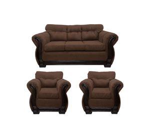 Living Con Respaldo Confortable 5 Personas Taurus 3+1+1 Chenille