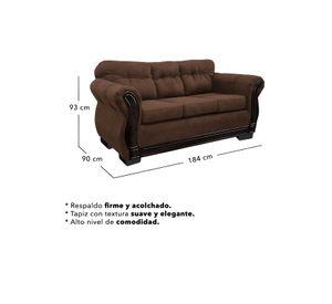 Living Con Respaldo Confortable 5 Personas Taurus 3+1+1 Chenille