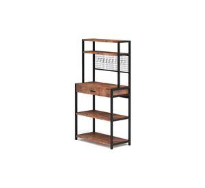 Rack organizador alto con cajón para cocina