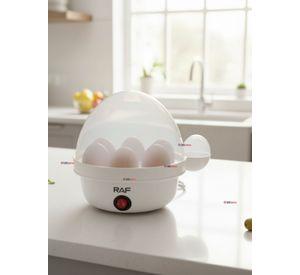 Máquina Hervidor Cocedor de Huevos Vapor Eléctrico 350w Raf Color Blanco