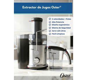 Oster® Extractor de Jugos, con 2 Velocidades + Pulso, y Fácil de Limpiar, FPSTJE32 Versión 2026