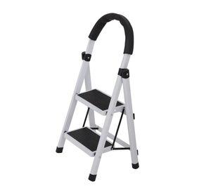 Escalera Taburete Plegable Halten 2 Peldaños Antideslizantes
