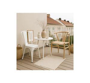 Silla Tolix de Comedor o Terraza Exterior - Blanca